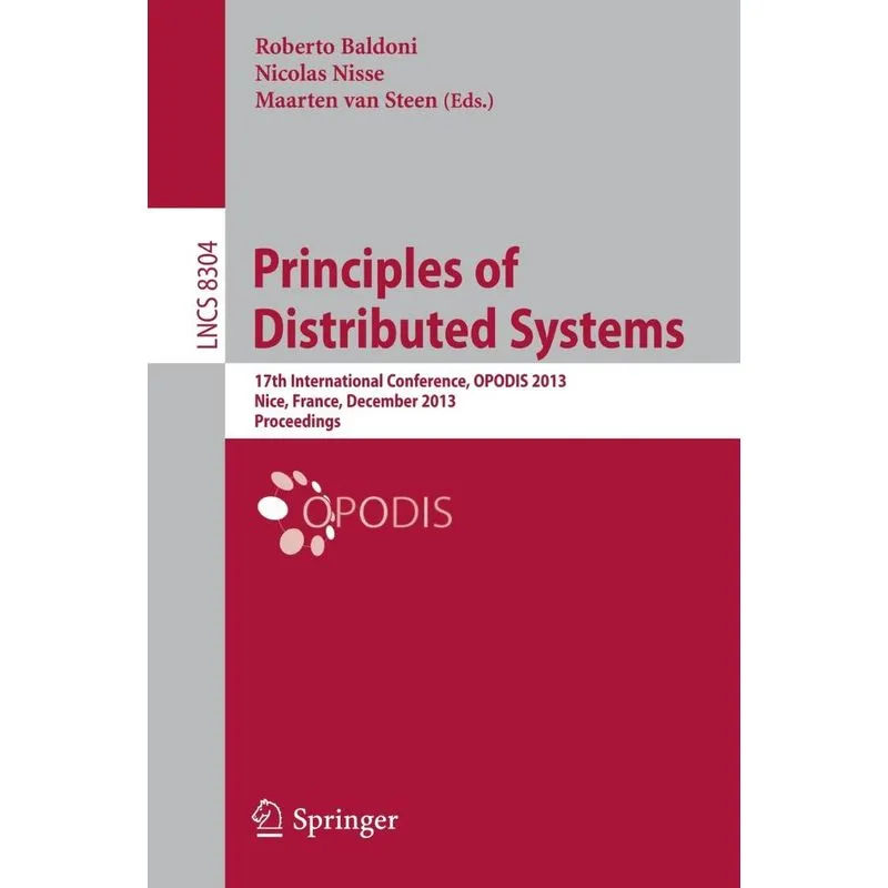 Principles of Distributed Systems