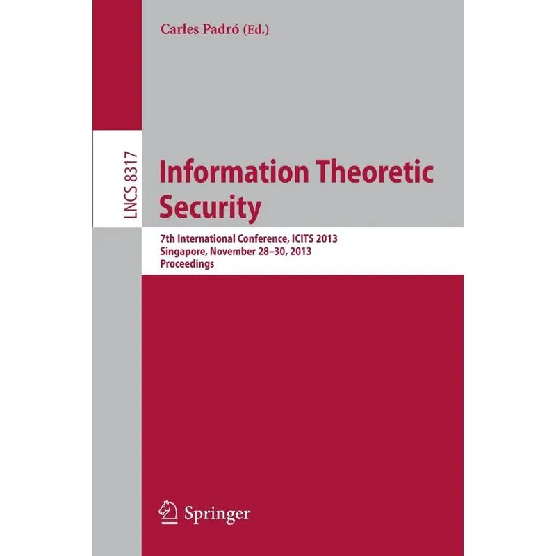 Information Theoretic Security