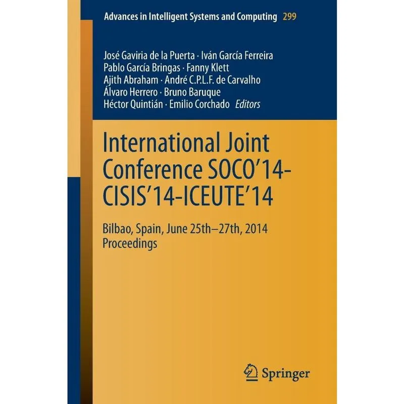 International Joint Conference Soco 14-Cisis 14-Iceute 14