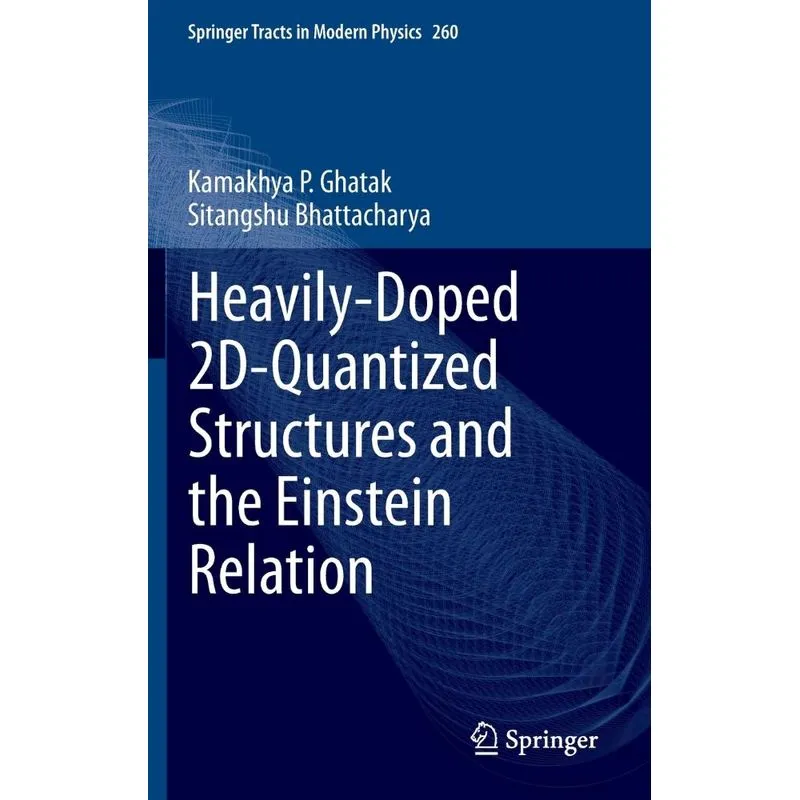 Heavily-Doped 2D-Quantized Structures and the Einstein Relation