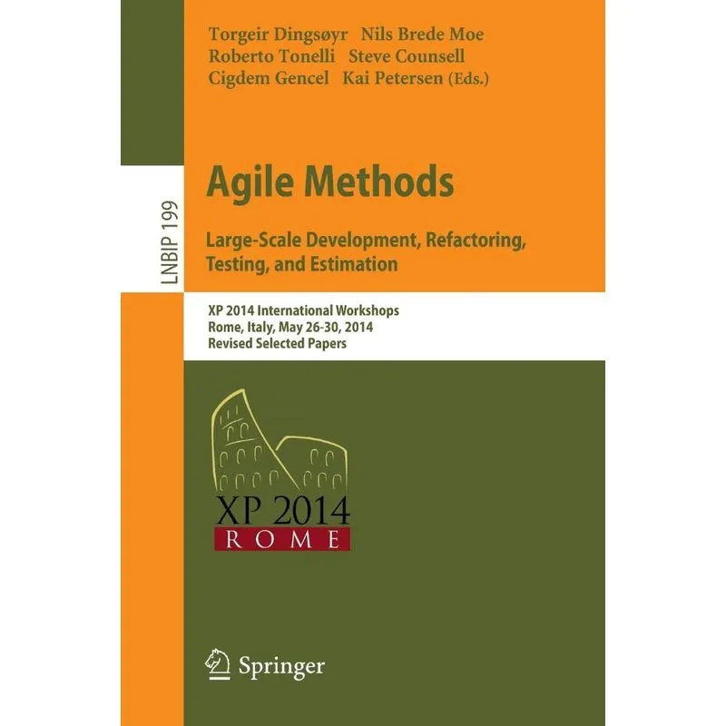 Agile Methods. Large-Scale Development, Refactoring, Testin