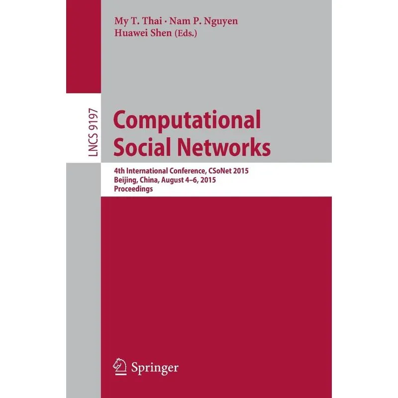 Computational Social Networks