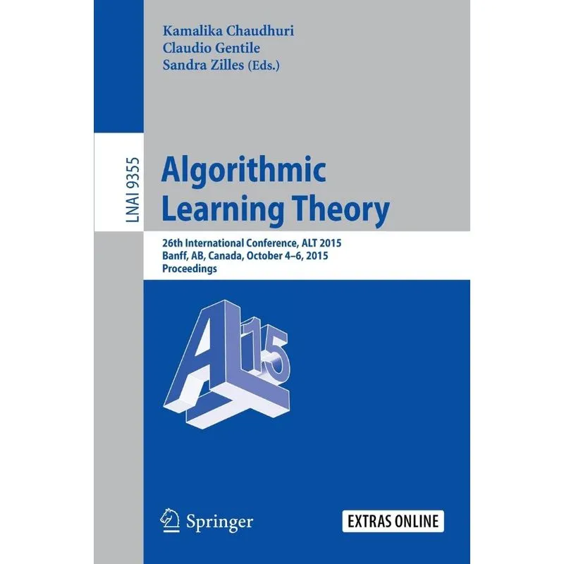 Algorithmic Learning Theory