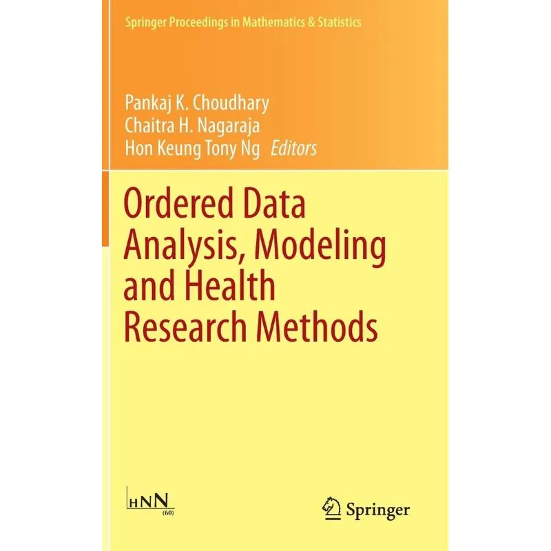 Ordered Data Analysis, Modeling And Health Research Methods