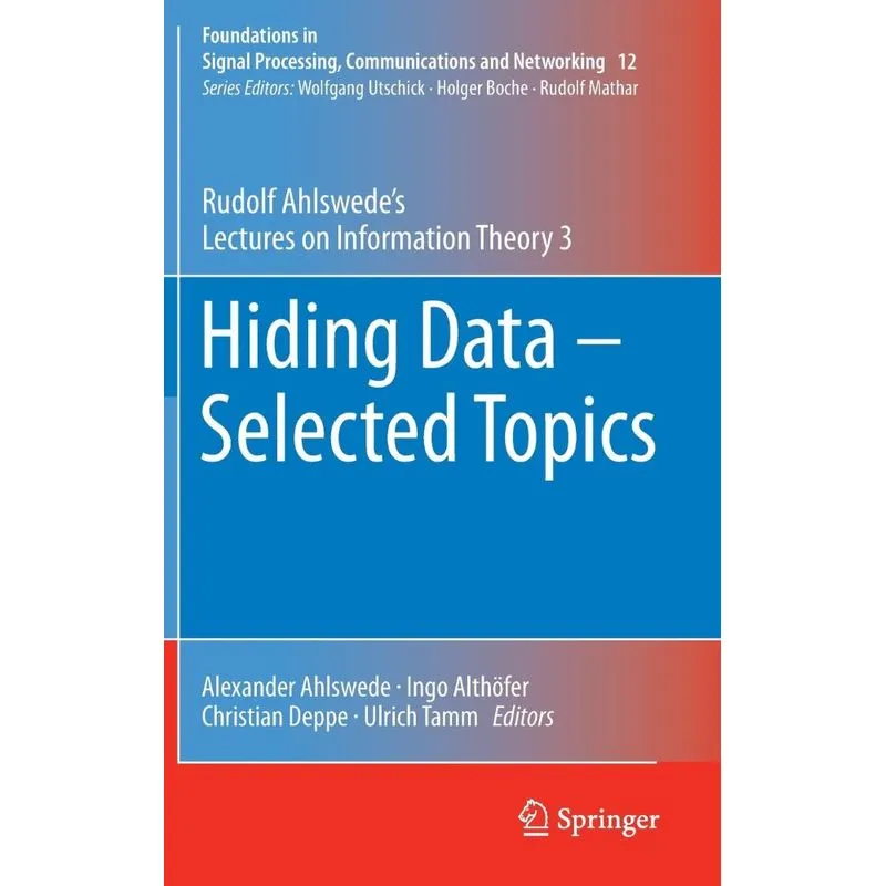 Hiding Data - Selected Topics