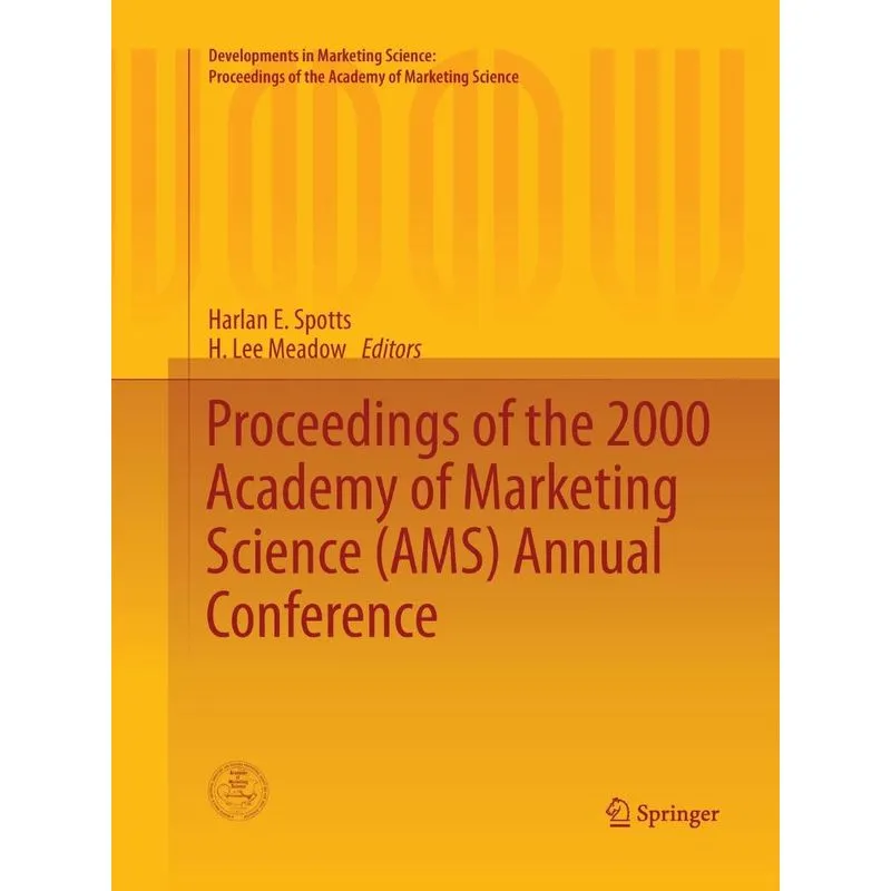 Proceedings of the 2000 Academy of Marketing Science (AMS)
