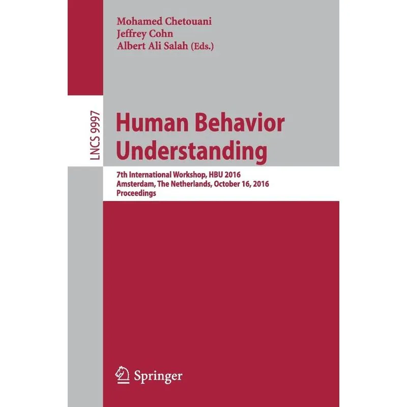 Human Behavior Understanding