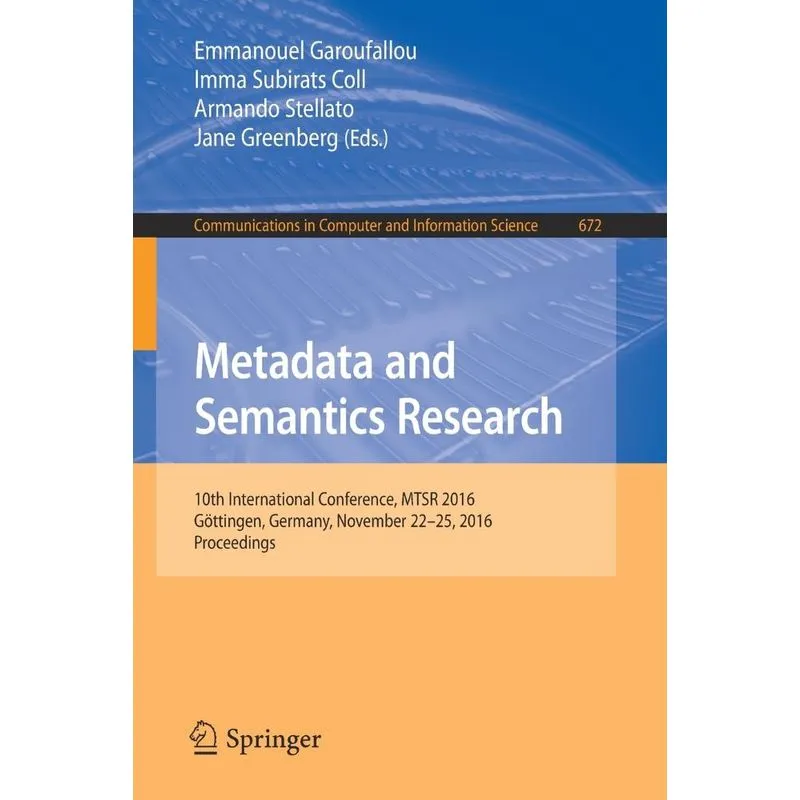 Metadata and Semantics Research
