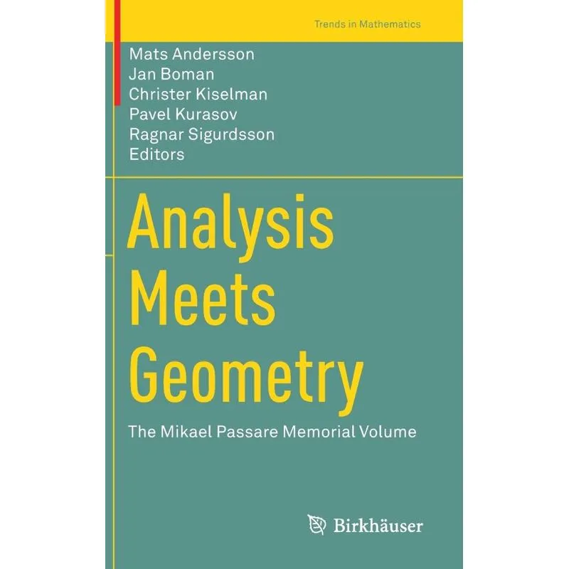 Analysis Meets Geometry