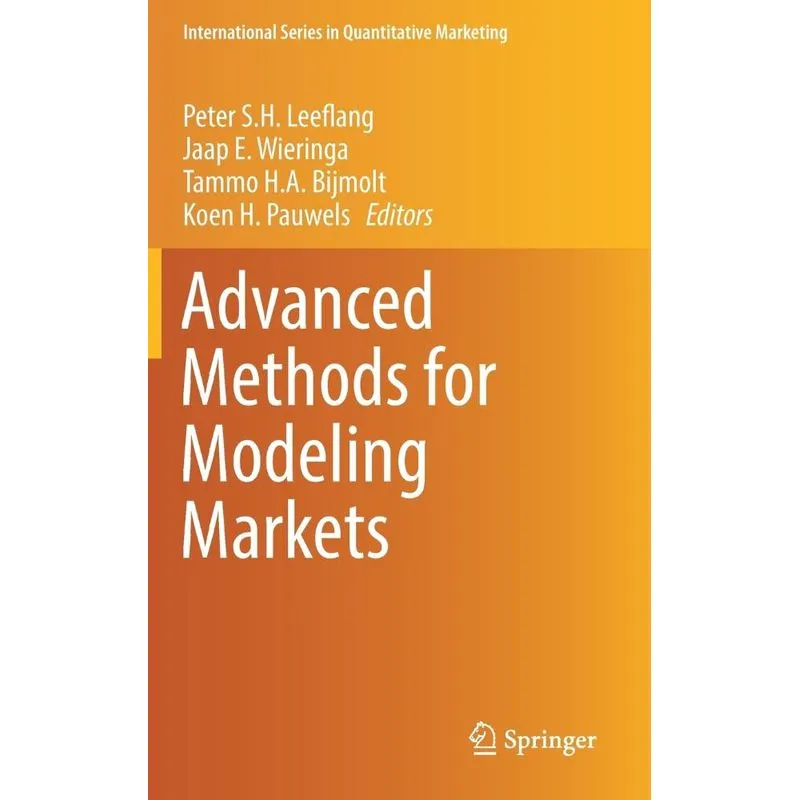 Advanced Methods for Modeling Markets
