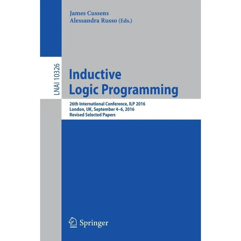 Inductive Logic Programming