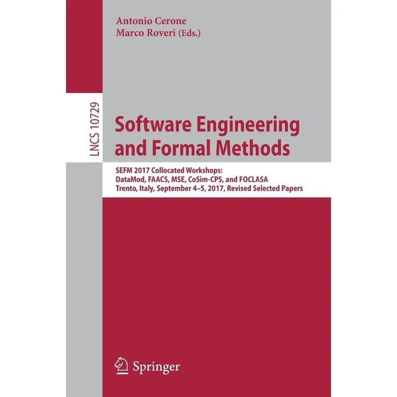 Software Engineering and Formal Methods
