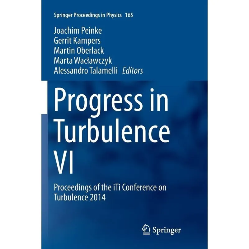 Progress in Turbulence VI