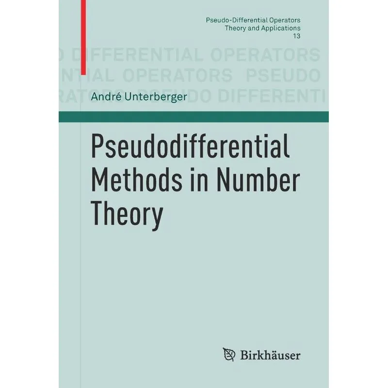Pseudodifferential Methods in Number Theory