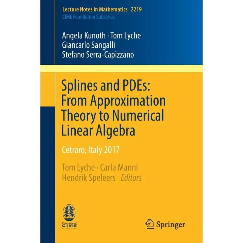 Splines and PDEs