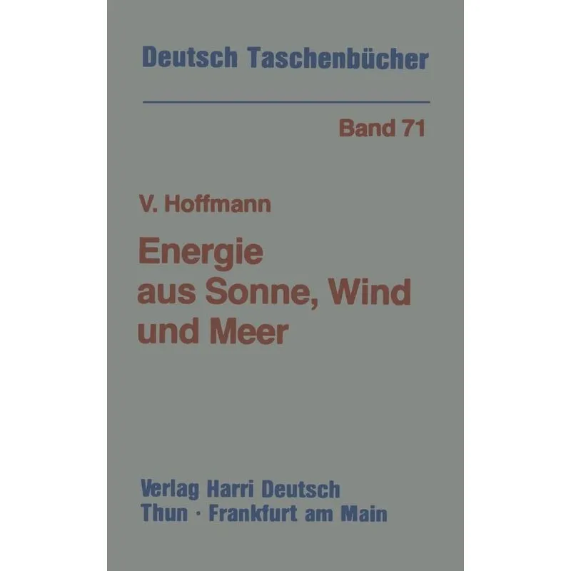 Energie aus Sonne, Wind und Meer