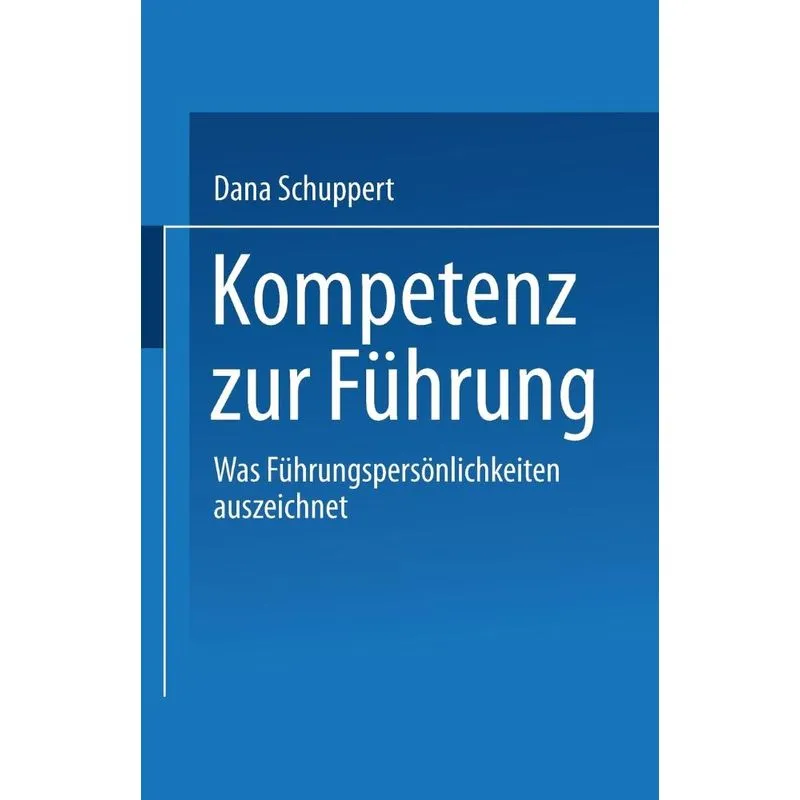 Kompetenz zur Führung