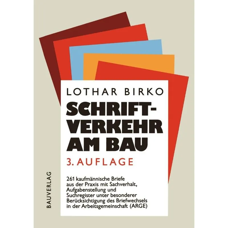 Schriftverkehr am Bau