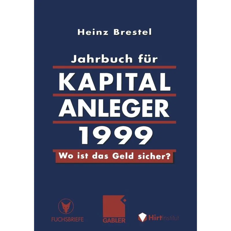 Jahrbuch Fur Kapitalanleger 1999