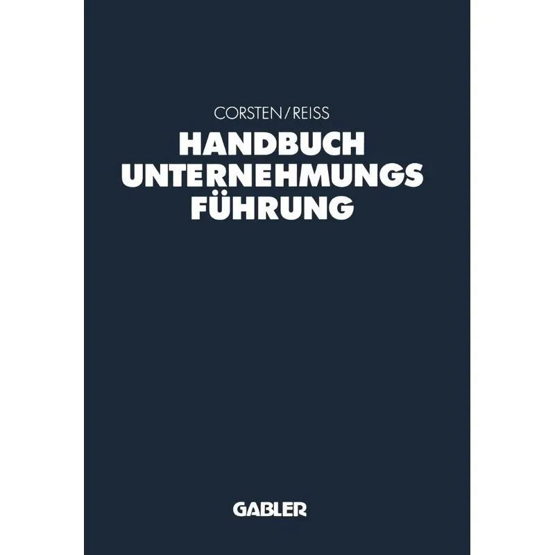 Handbuch Unternehmungsfuhrung