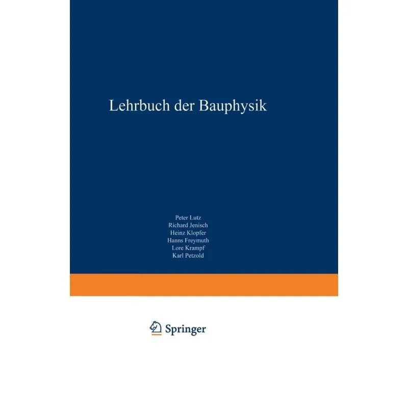 Lehrbuch der Bauphysik