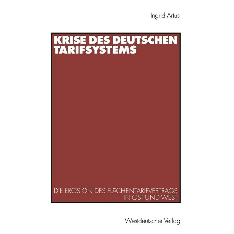 Krise des deutschen Tarifsystems