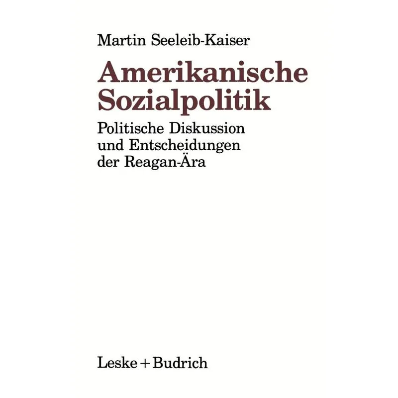 Amerikanische Sozialpolitik