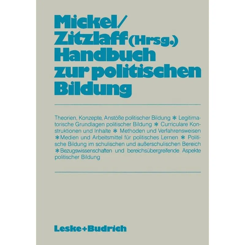 Handbuch zur politischen Bildung