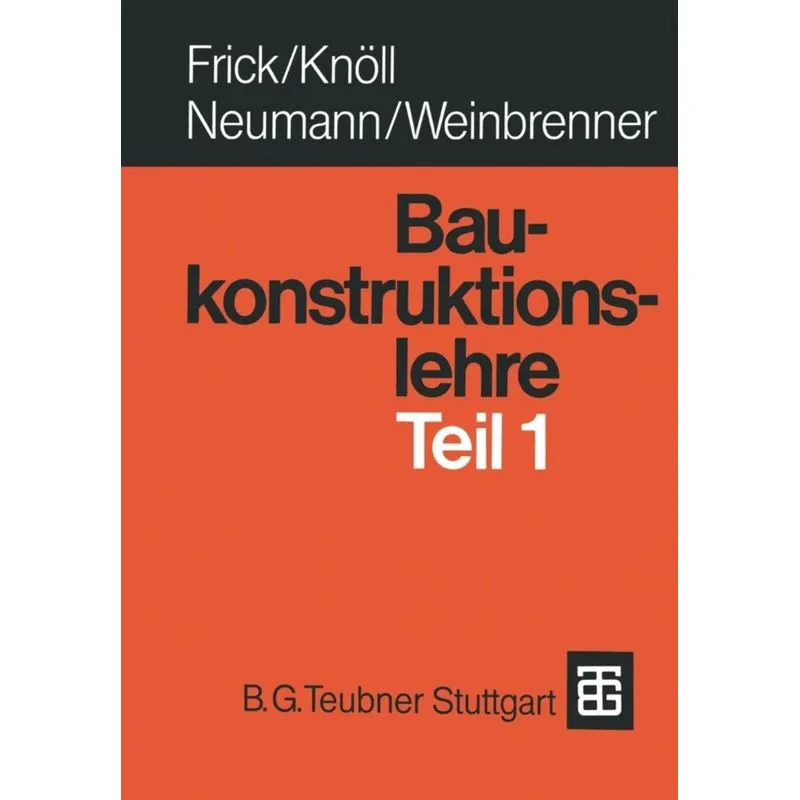 Baukonstruktionslehre Teil 1