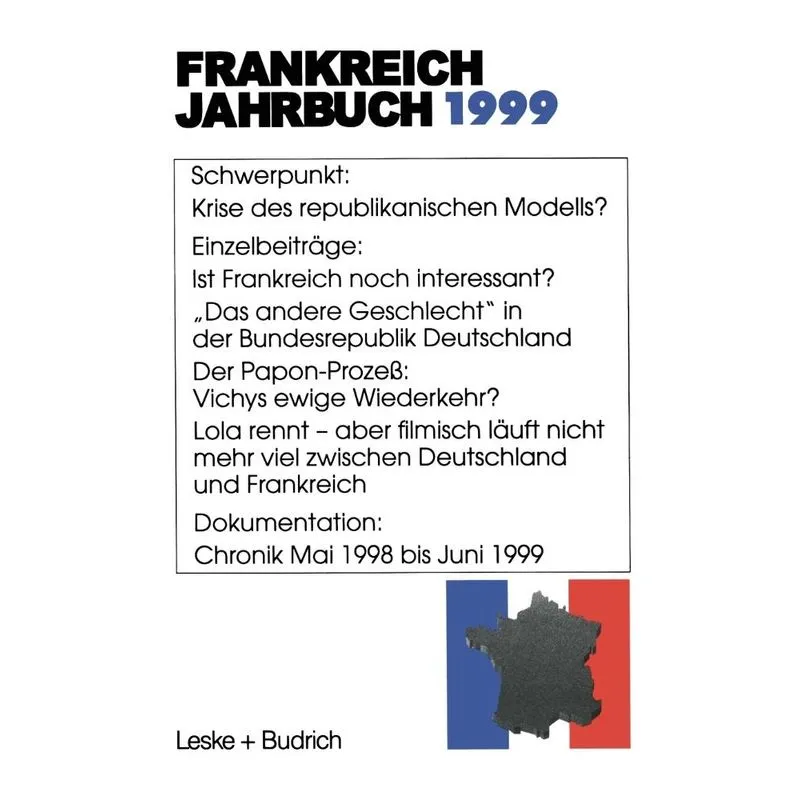 Frankreich-Jahrbuch 1999