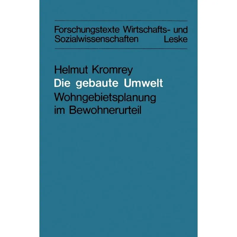 Die Gebaute Umwelt
