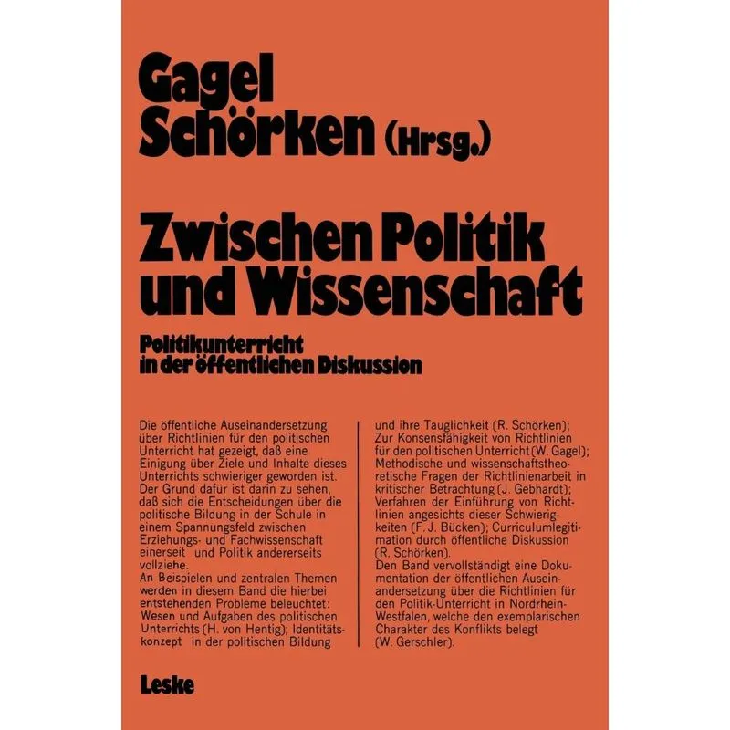 Zwischen Politik und Wissenschaft