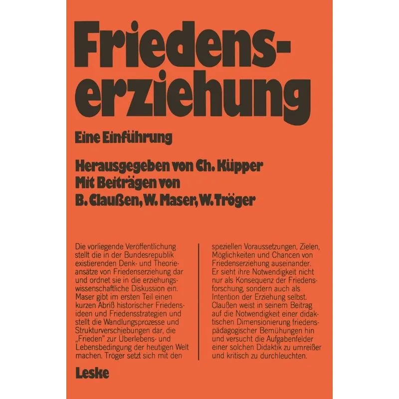Friedenserziehung