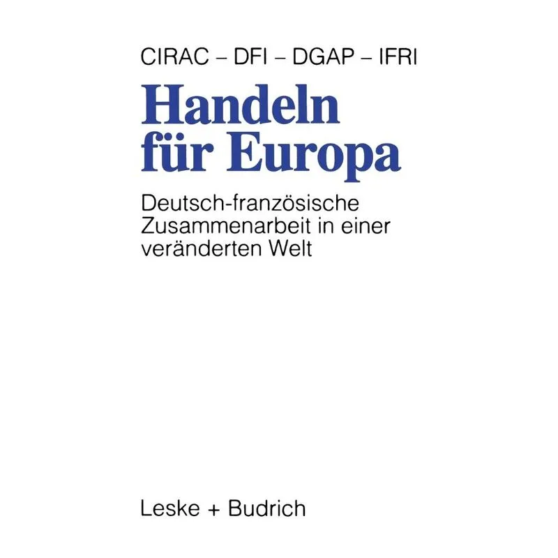 Handeln Fur Europa