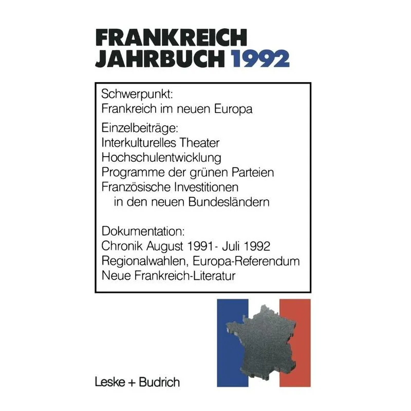 Frankreich-Jahrbuch 1992
