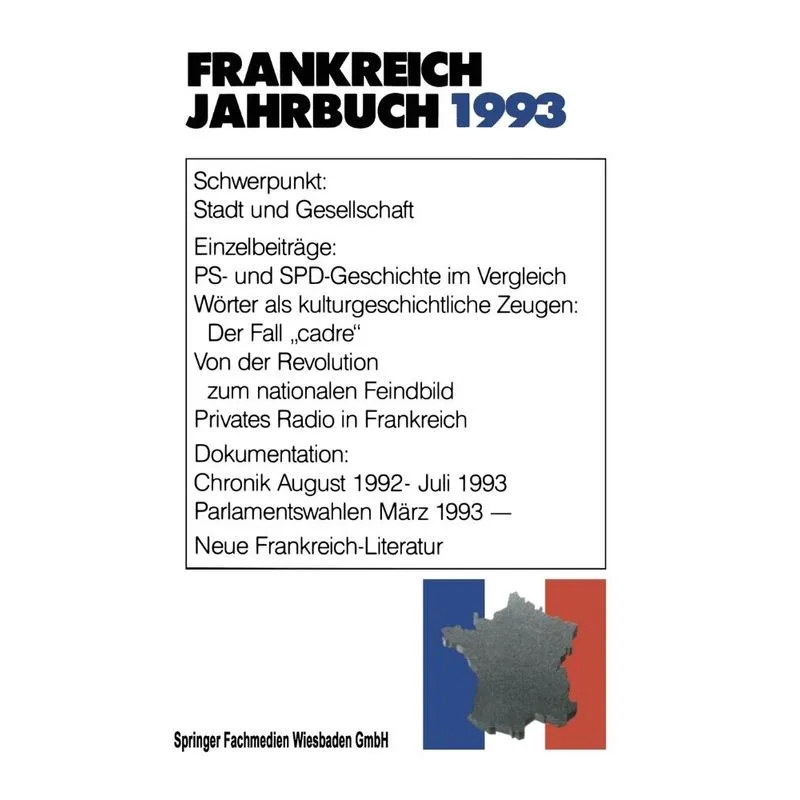 Frankreich-Jahrbuch 1993