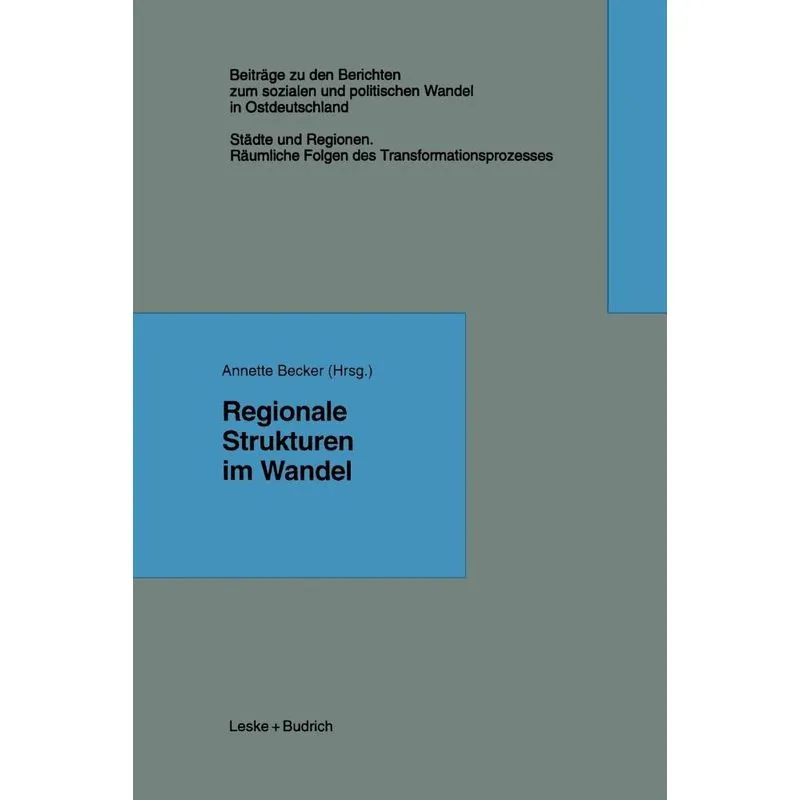 Regionale Strukturen im Wandel