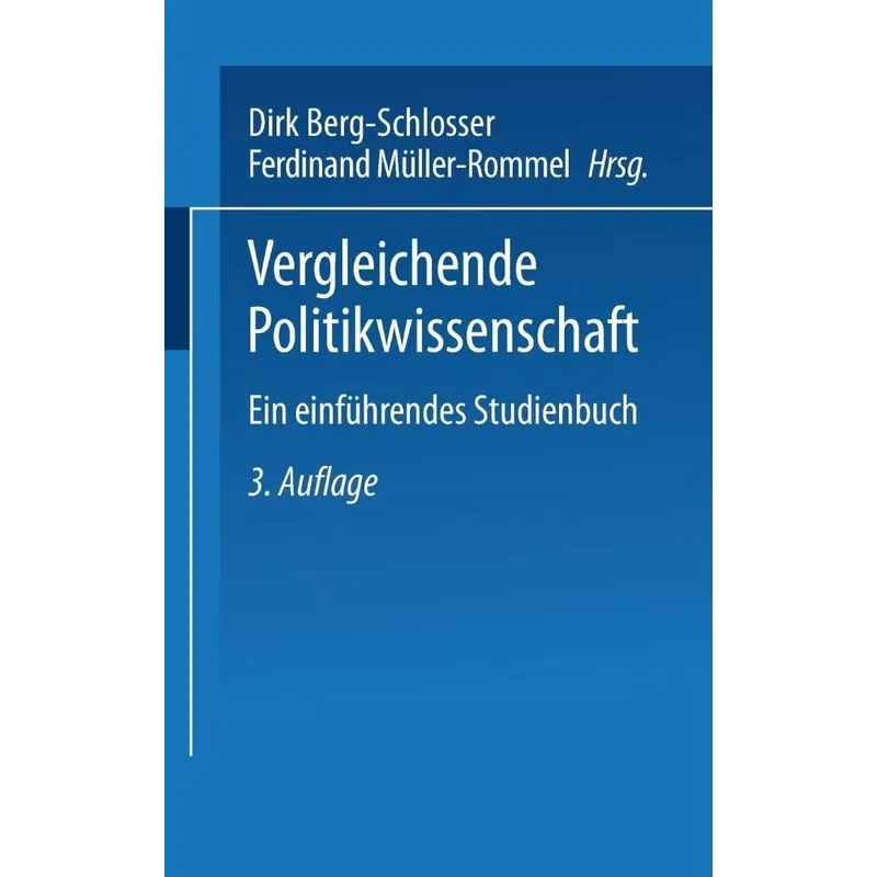 Vergleichende Politikwissenschaft. Vergleichende Politikwissenschaft