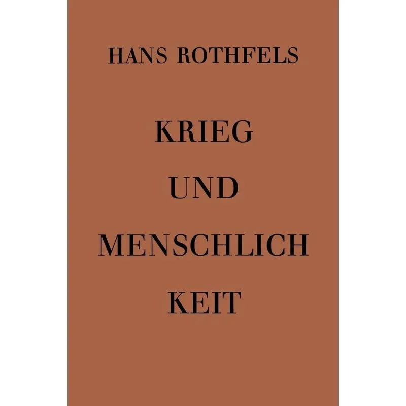 Krieg und Menschlichkeit