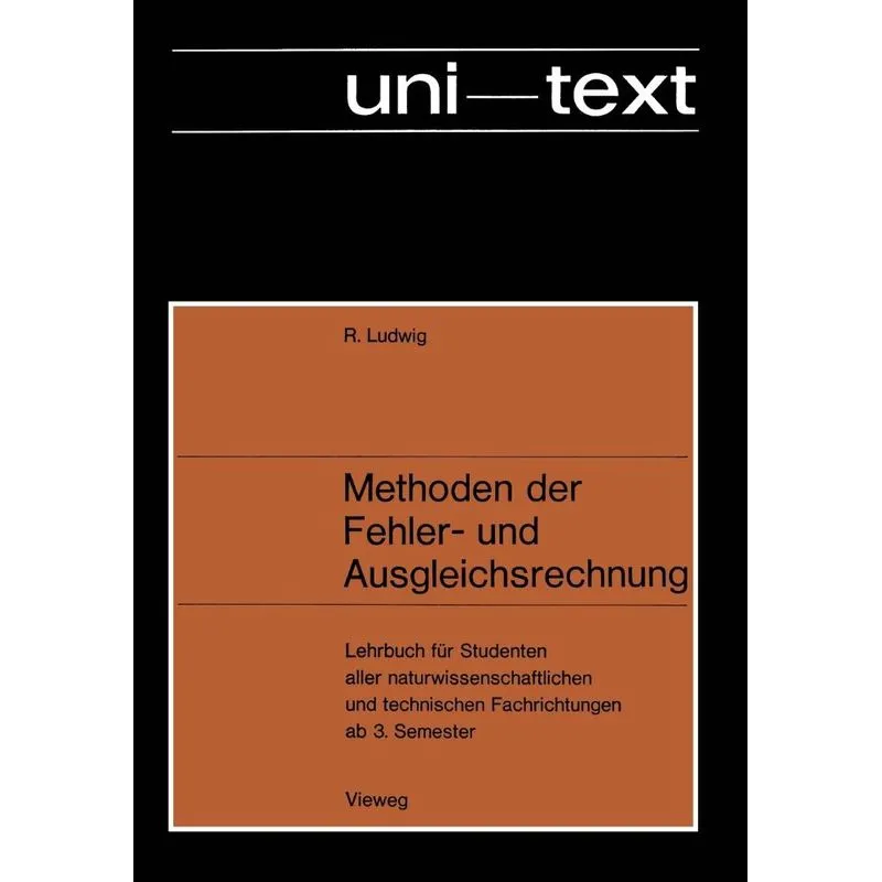 Methoden der Fehler- und Ausgleichsrechnung