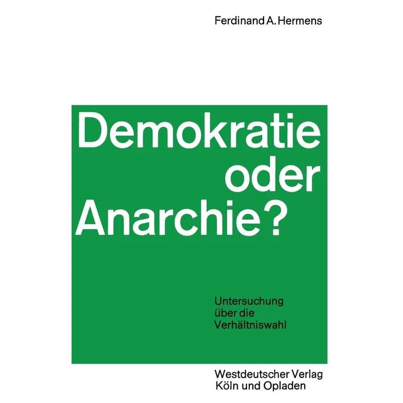 Demokratie oder Anarchie?