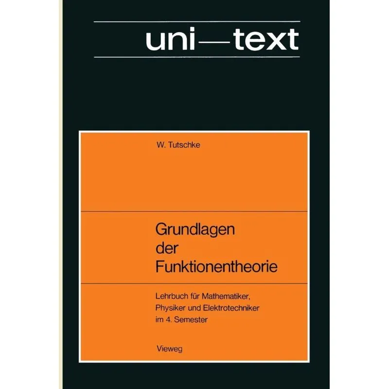 Grundlagen der Funktionentheorie