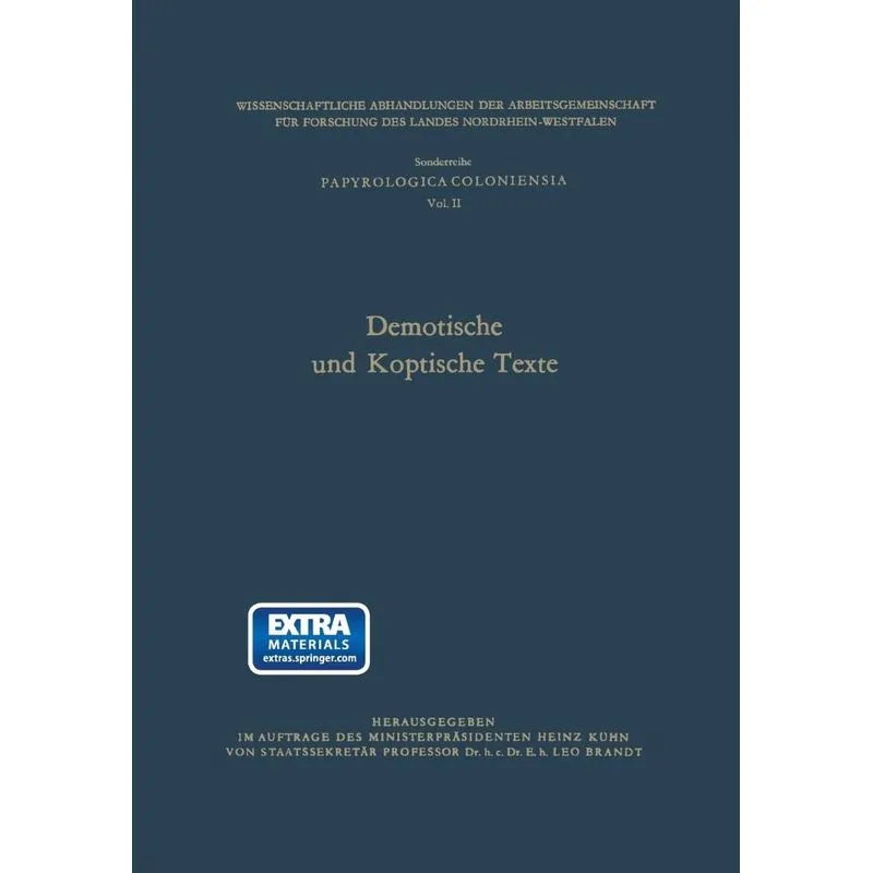 Demotische Und Koptische Texte