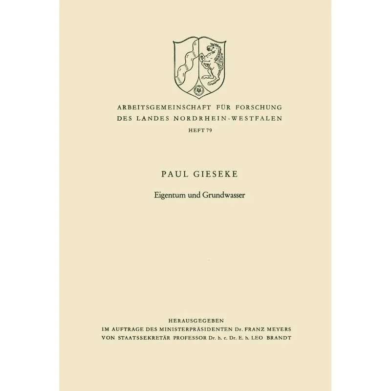 Eigentum und Grundwasser