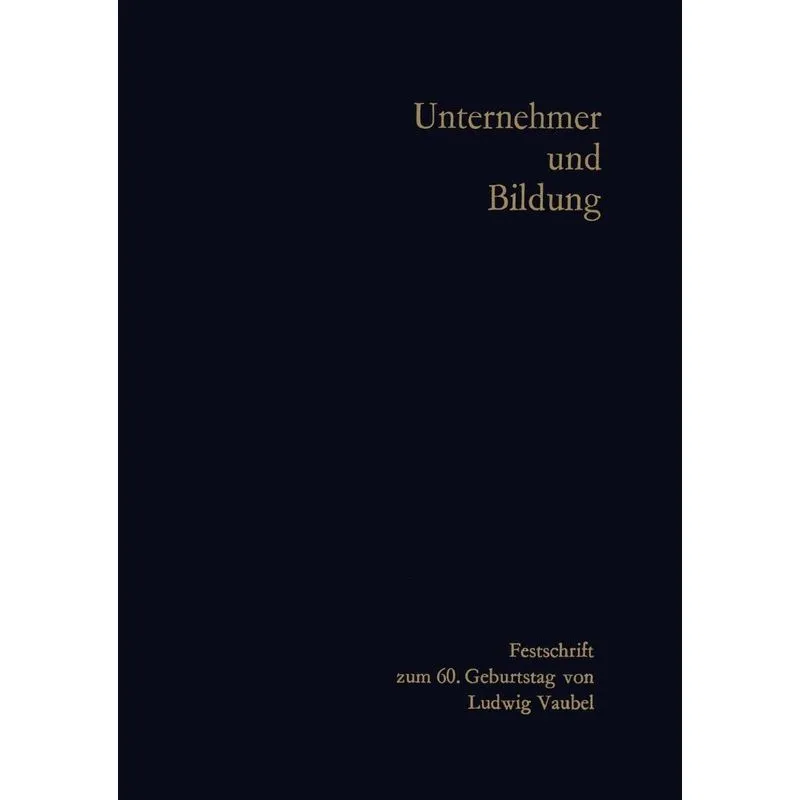 Unternehmer Und Bildung