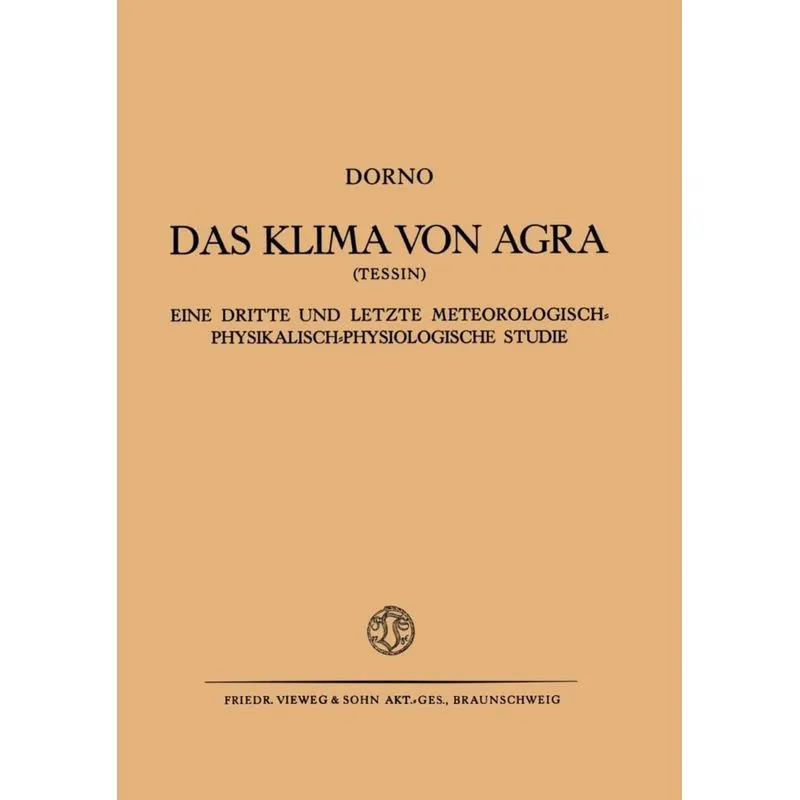 Das Klima von Agra (Tessin)
