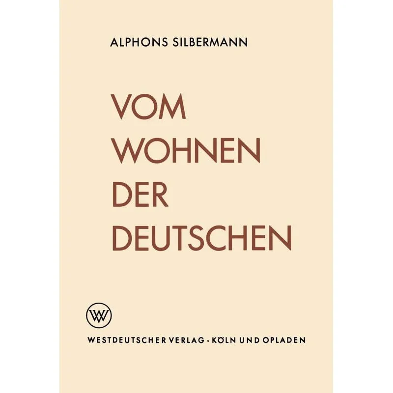 Vom Wohnen Der Deutschen