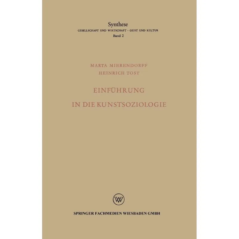 Einfuhrung in Die Kunstsoziologie