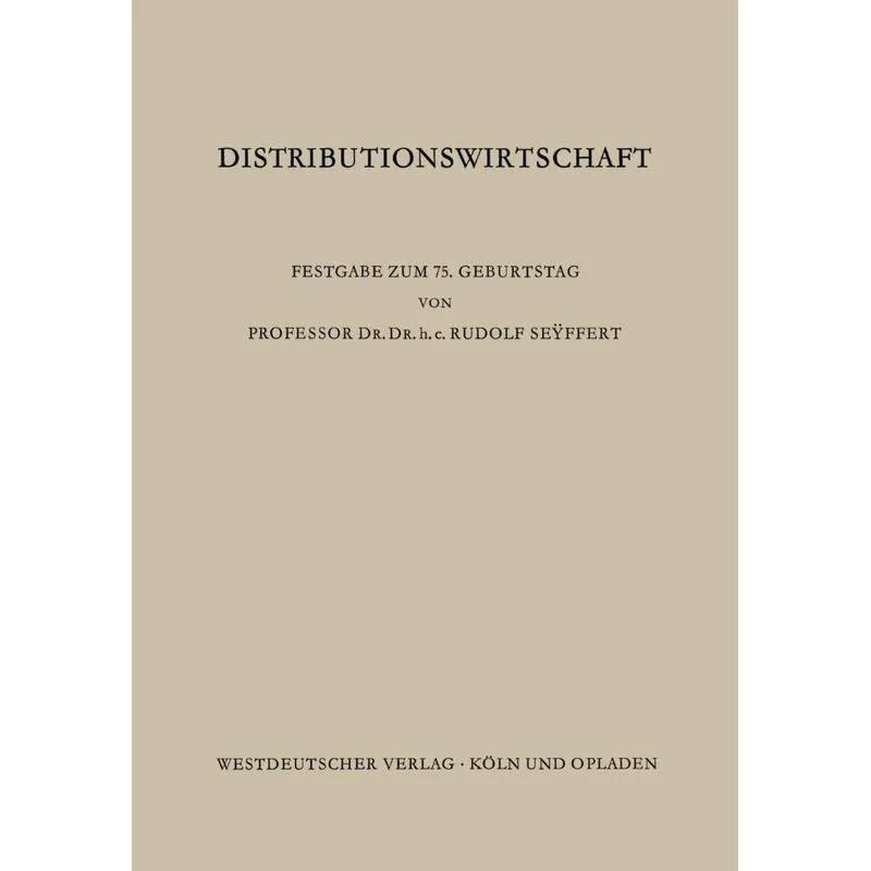 Distributionswirtschaft