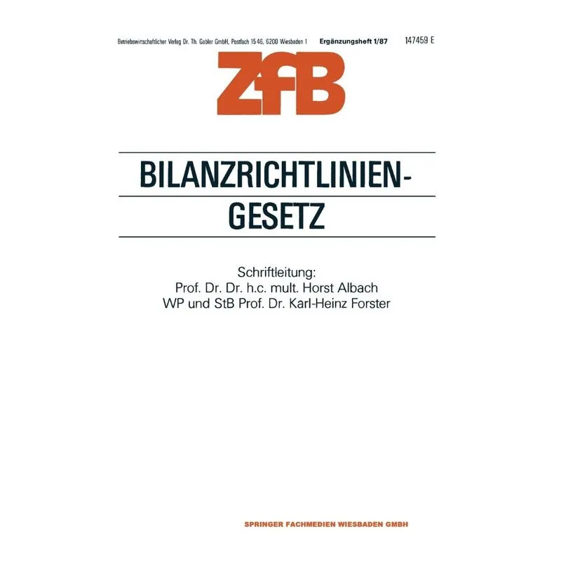 Bilanzrichtlinien-Gesetz